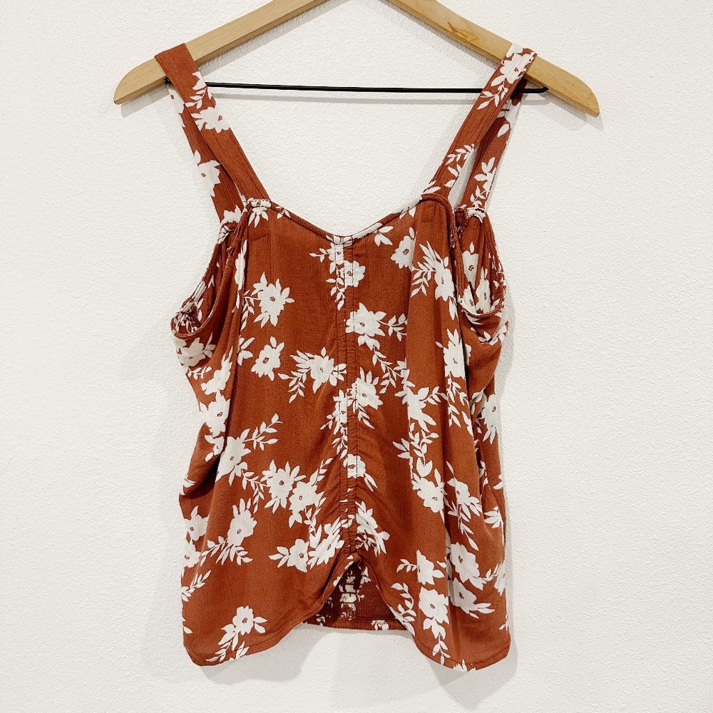 Billabong Beaud Down Tank Top Rust Colored |P3
